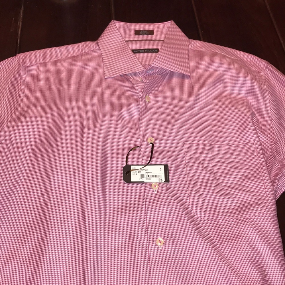 Peter Millar long sleeve dress shirt, NWT